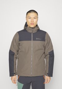 Jack Wolfskin JASPER INS M - Vinterjakker - cold coffee