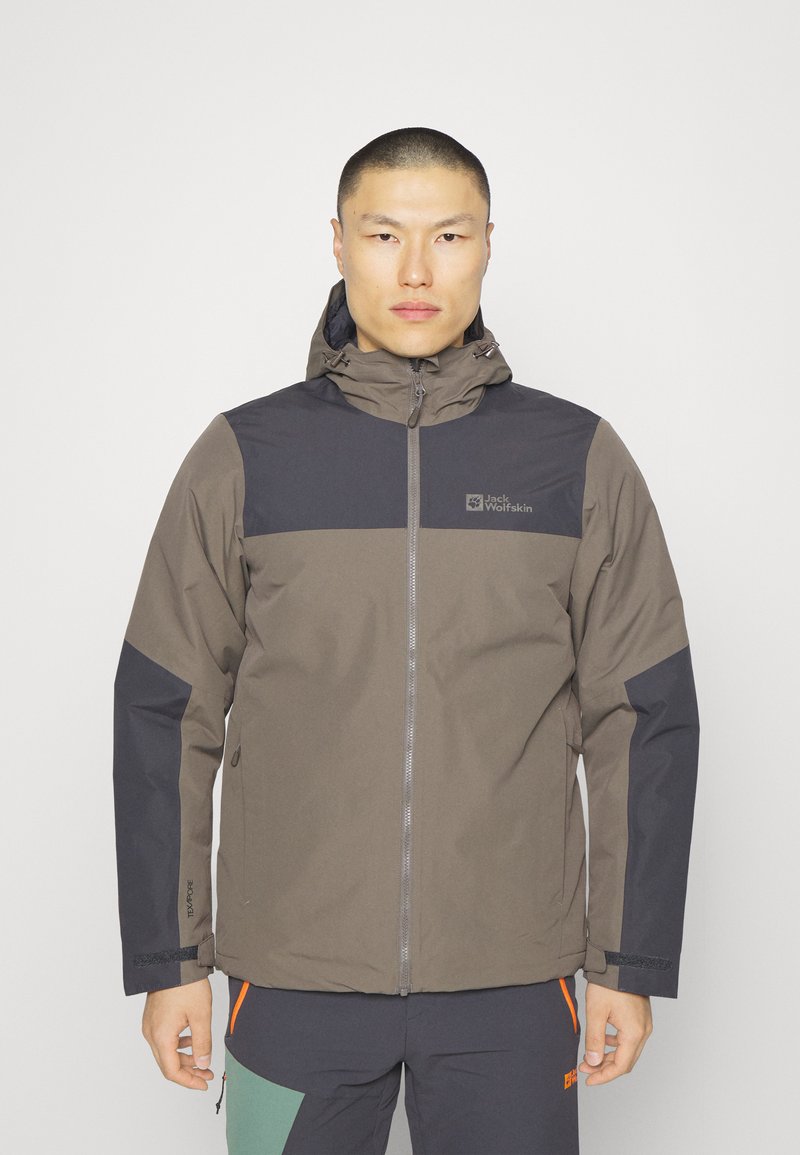 Jack Wolfskin JASPER INS M - Winterjacke - cold coffee/braun - Zalando.de