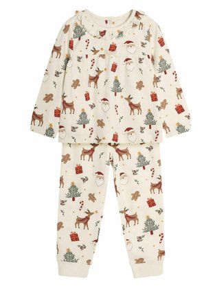 PRETTY CHRISTMAS - REGULAR FIT SET - Pidžamas komplekts - cream