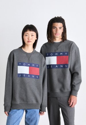 FLAG CREW UNISEX - Sweatshirt - new charcoal melange
