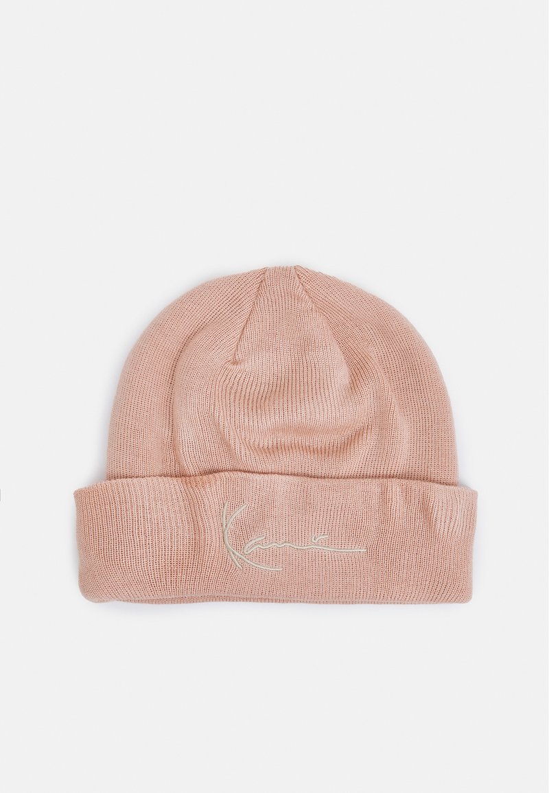 Karl Kani SIGNATURE BEANIE UNISEX - Căciulă - rose