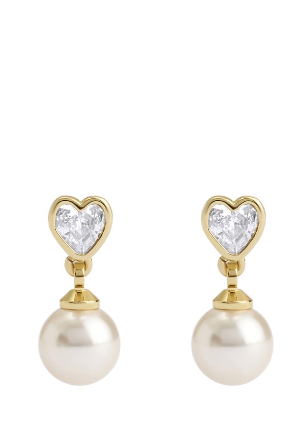 HEART DROP - Earrings - natural