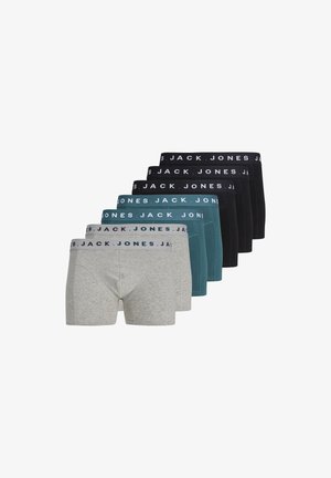 Jack & Jones, JACBENNETT SOLID TRUNKS 7 PACK - Боксерки - black pack:black - black- lgm - lgm - deep teal - deeptal