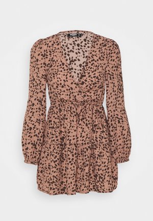 Freizeitkleid - mottled orange