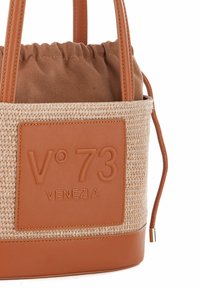 V73 SHOPPING CAT - Borsa a mano - beige