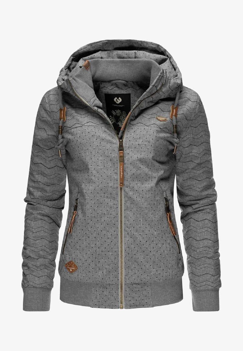 Ragwear NUGGIE ZIG ZAG INTL - Winter jacket - grey