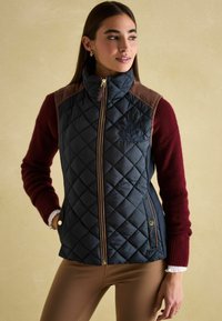 Tom Joule REGULAR FIT - BRAEMAR LUXE SHOWERPROOF DIAMOND QUILTED - Veste - navy