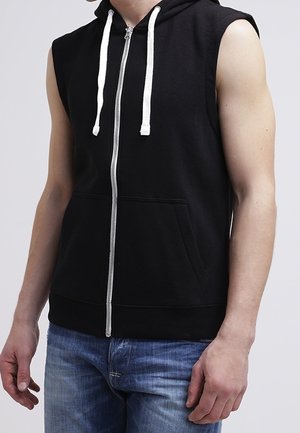 Sudadera con cremallera - black