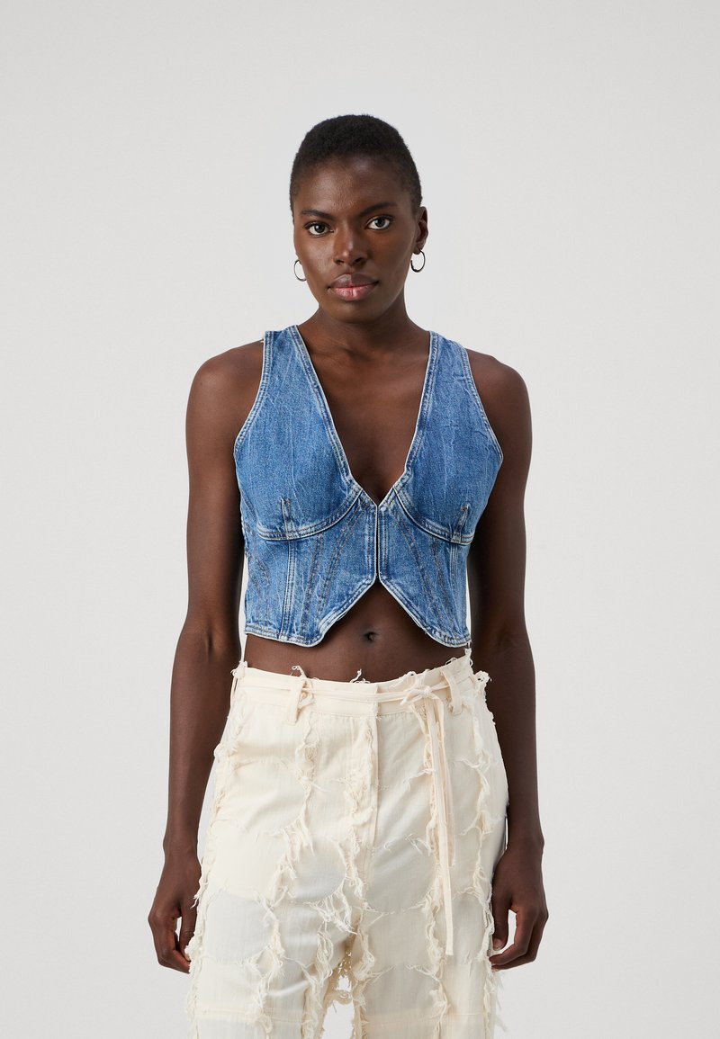 Good American VEST - Γιλέκο - dark blue