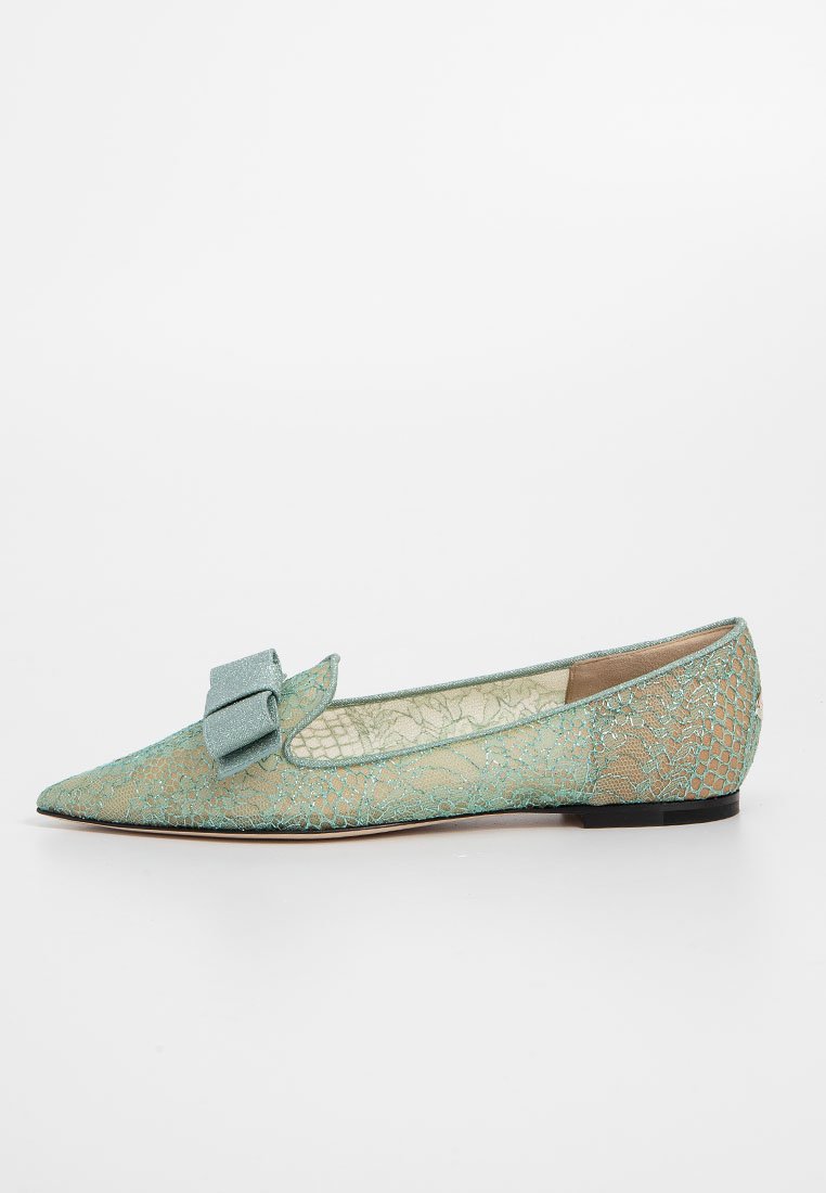 Jimmy Choo Ballerina’s mintgroen