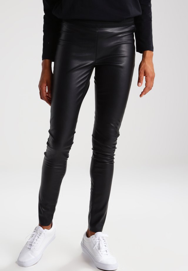 Leggings - Trousers - black