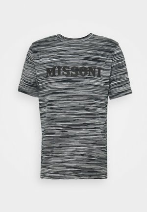SHORT SLEEVE - Print T-shirt - bianco/nero