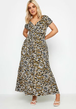 LEAF - Maxi-jurk - black