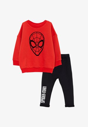 CREW NECK LONG SLEEVE SPIDERMAN PRINTED - Tracksuit - red