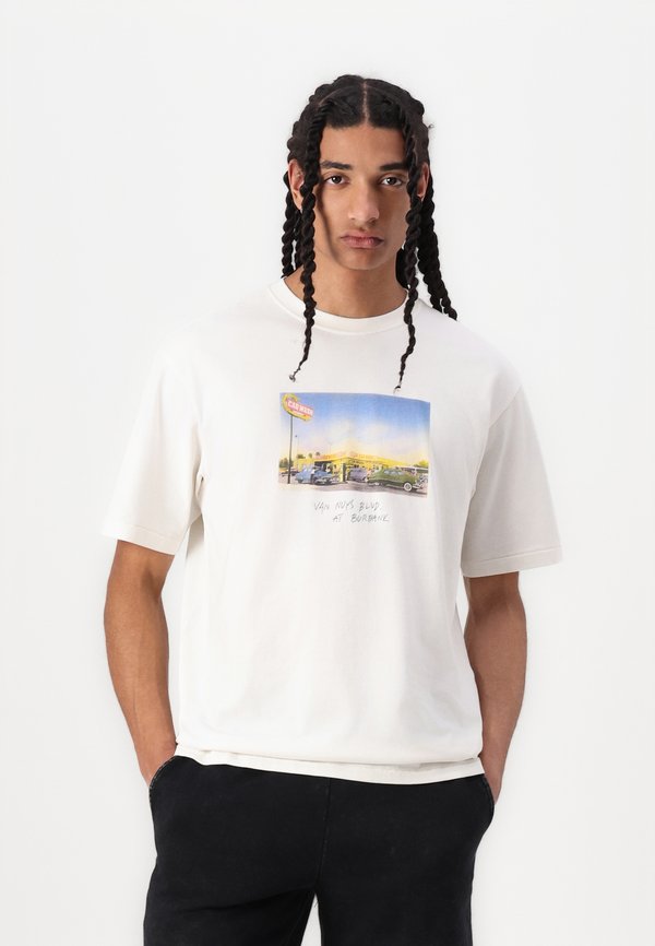 ONSDEVIN WASHED TEE - Print T-shirt - cloud dancer2