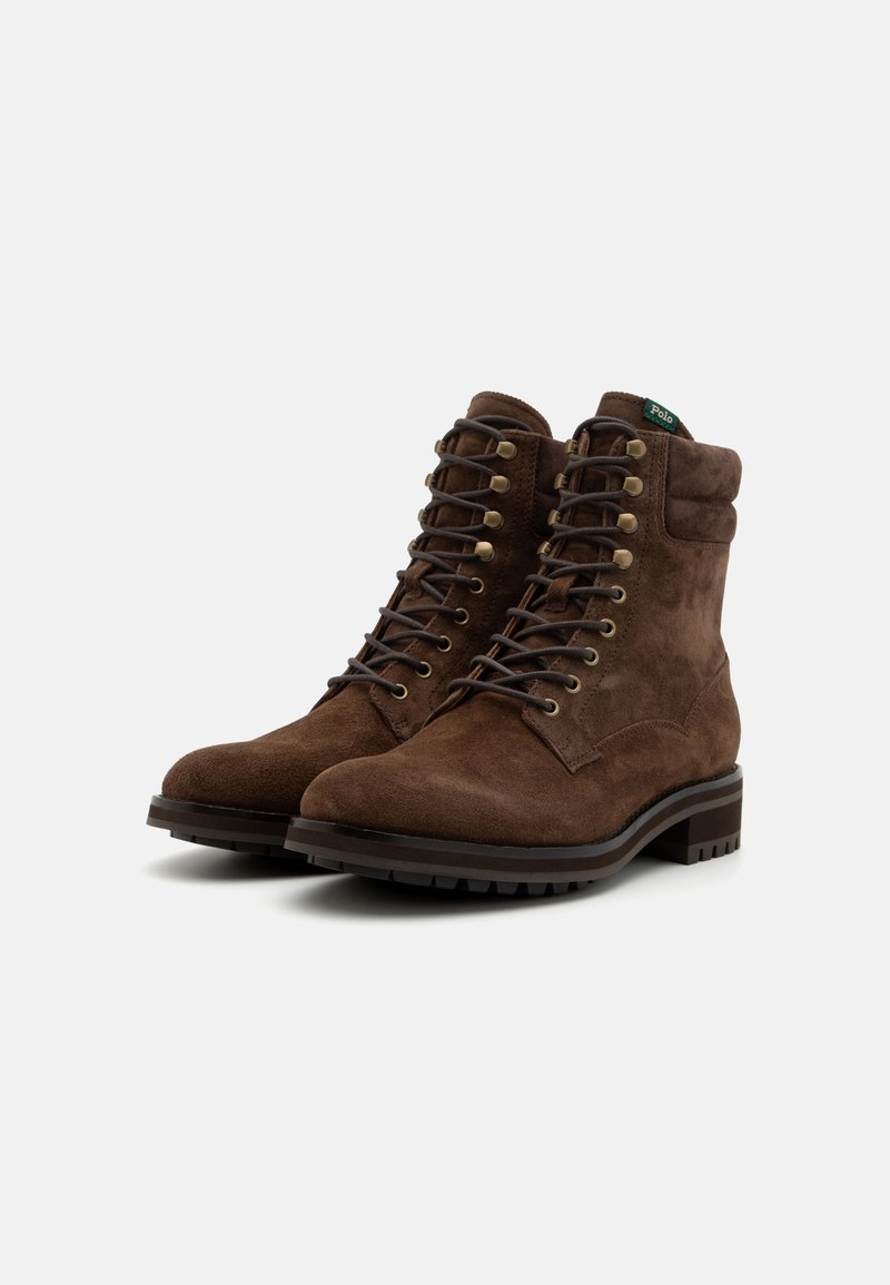 NIB Polo Ralph Lauren Bryson Brown Suede Lace-Up Boots size 13 POLO RALPH LAUREN BRYSON CHELSEA BROWN SUEDE COLOR MEN BOOTS  main image 4