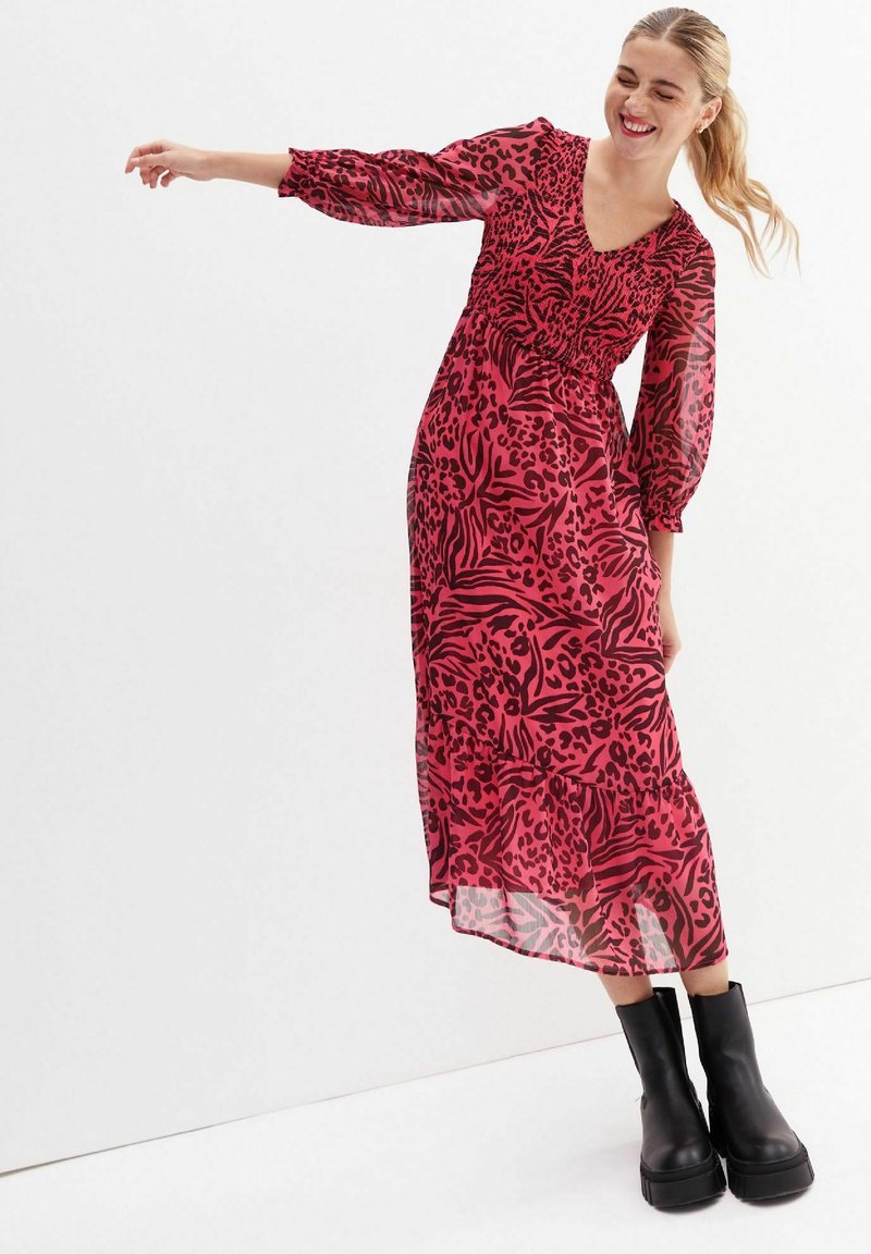 New Look Jurk gemêleerd donkerroze