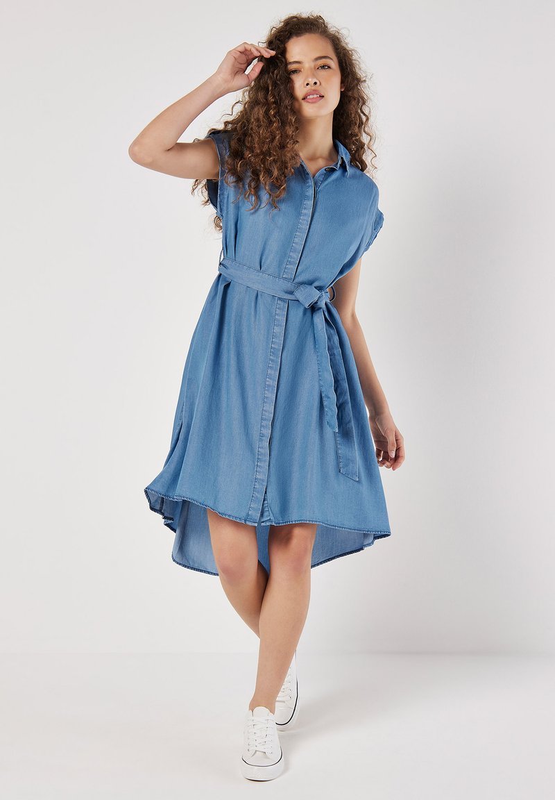 Apricot Jeansjurken blauw