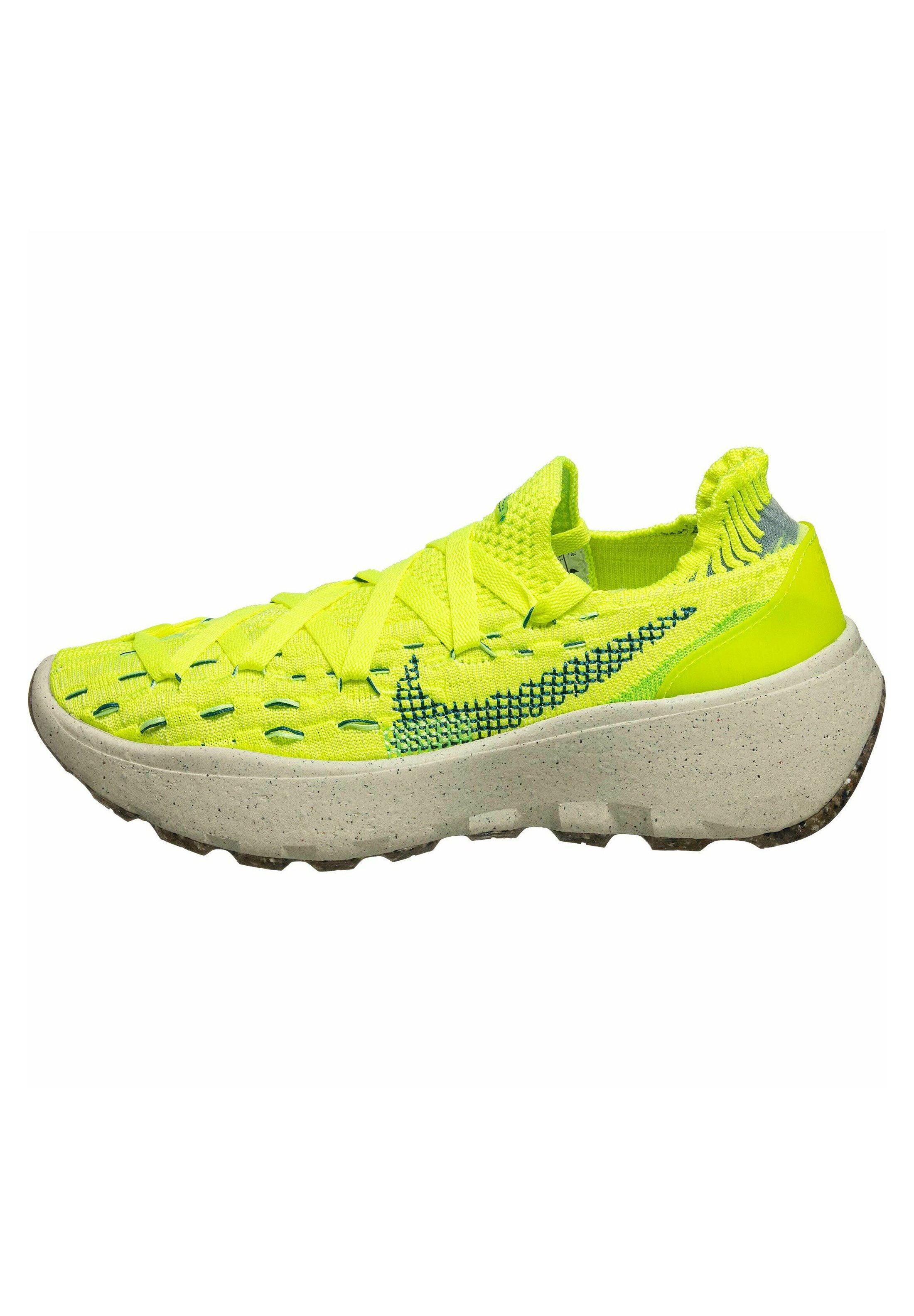 Nike Sportswear SPACE HIPPIE - Sneakers basse - lt lemon twist geode  teal-volt/verde - Zalando.it