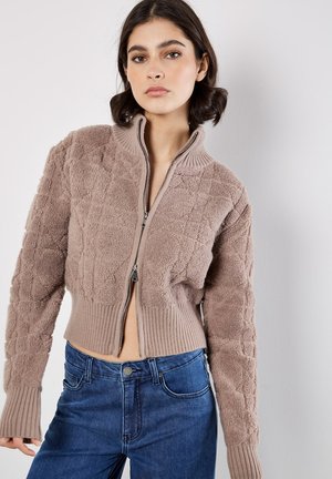 Strickjacke - brown