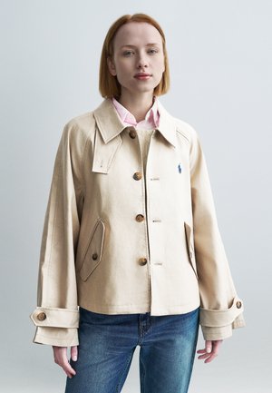 Polo Ralph Lauren COTTON TWILL JACKET - Ľahká bunda - beige