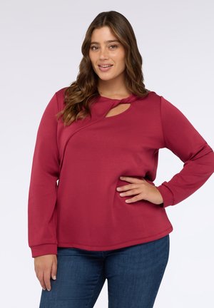 Langarmshirt - bordeaux