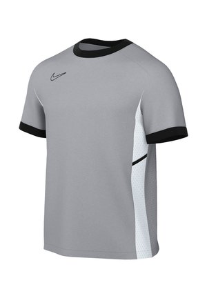 Sport T-Shirt - grauschwarzweiss