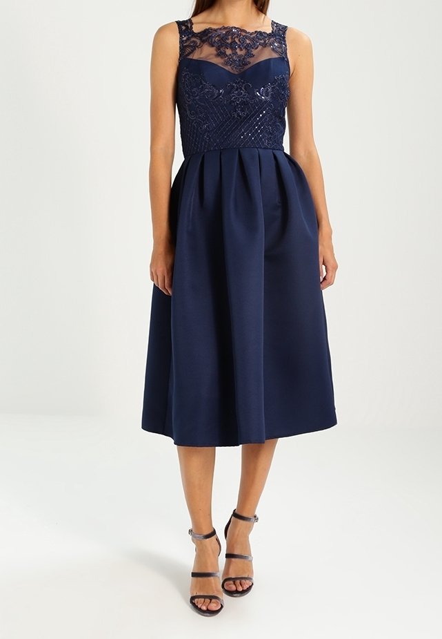 green emerald velvet dress Sweetheart Puff Sleeve Embroidered Midi Dress in White main image 0