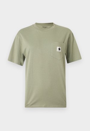 Carhartt WIP, POCKET - Lihtne T-särk - shady green