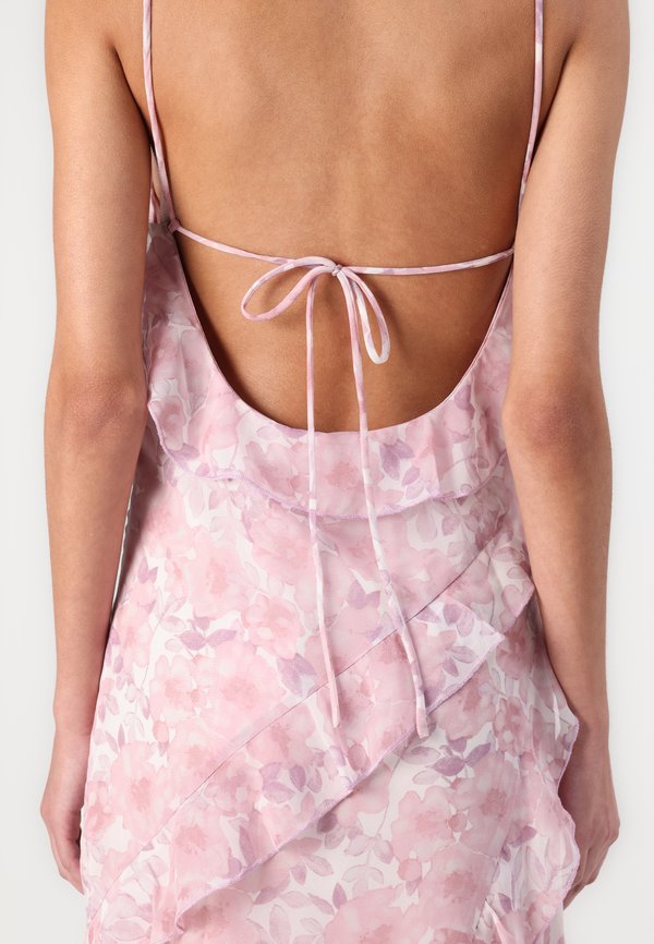 VIARIVA FRILL STRAP MIDI DRESS - Occasion wear - cloud dancer3