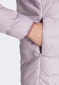 adidas Terrex MULTI LIGHT DOWN HOODED - Dunjacka - preloved fig   burgundy