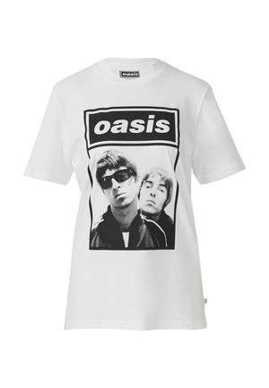 QS, BAND - T-shirt imprimé - weiß