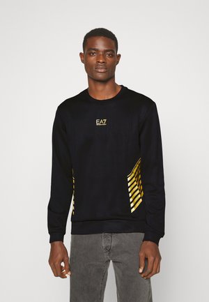Long sleeved top - black/gold