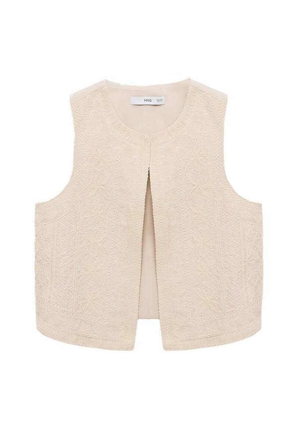 BROD - Waistcoat - écru2