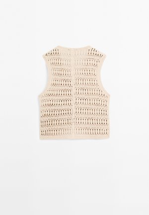 Massimo Dutti Waistcoat - beige