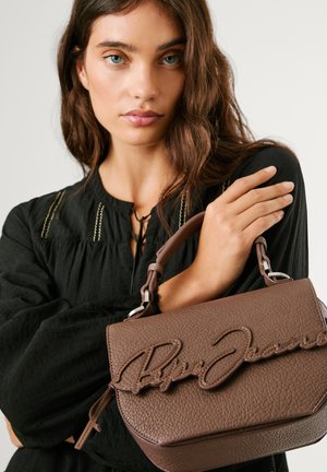 AMBER SCRIPT - Borsa a mano - biscuit beige