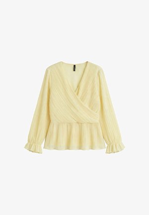 Vero Moda Curve, BLOUSE VMDORA TOP - Bluse - flan