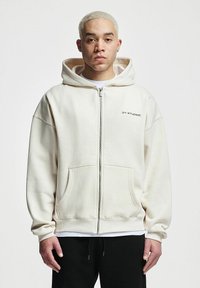 2Y Studios LAST FOR LIFE - Cipzáras pulóver - off white