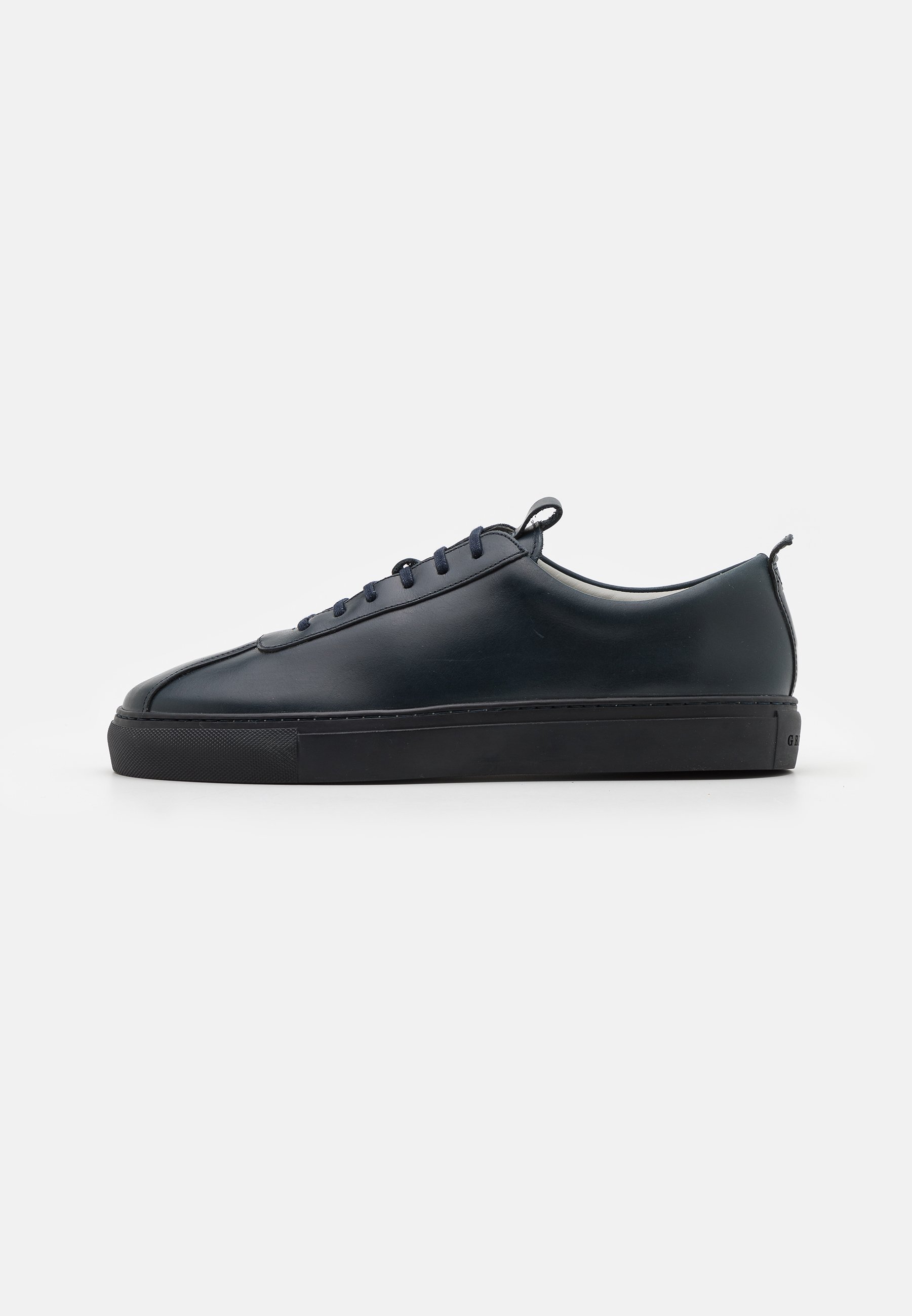 grenson navy trainers