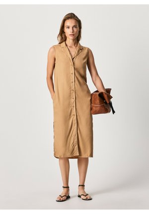 Shirt dress - beige