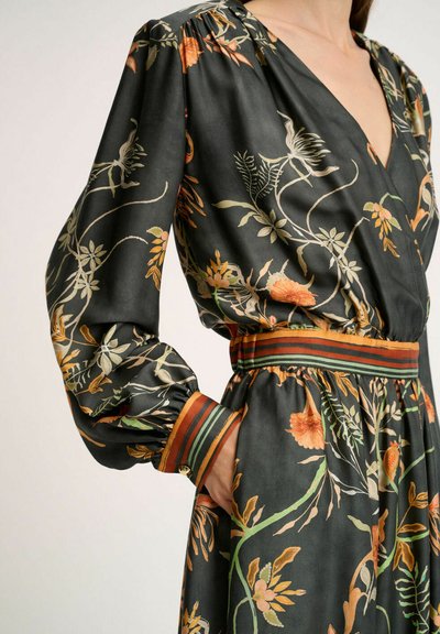 Luisa Spagnoli GAZZA - Robe de jour - var verde arancio var verde ruggine