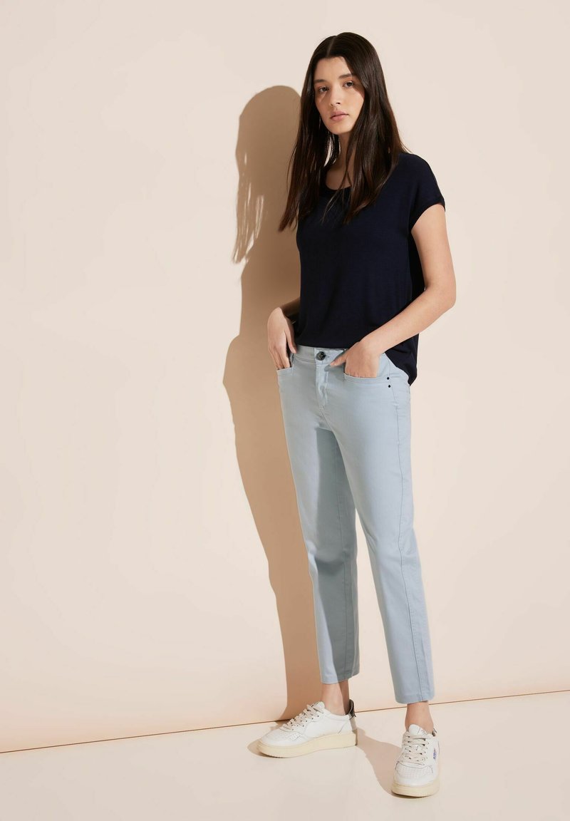 Street One Tygbyxor - blau