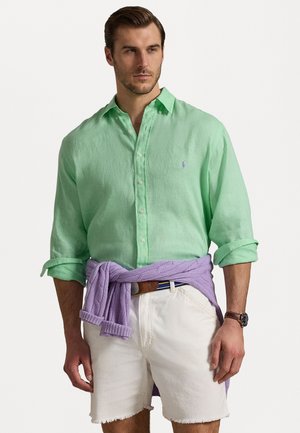 LINEN SHIRT - Skjorta - aqua verde