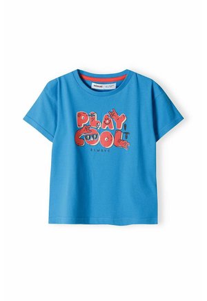 SHORT SLEEVE WITH PRINT - Basic T-shirt - blue