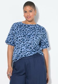 Studio Untold ALLOVER - Triko s potiskem - dark blue