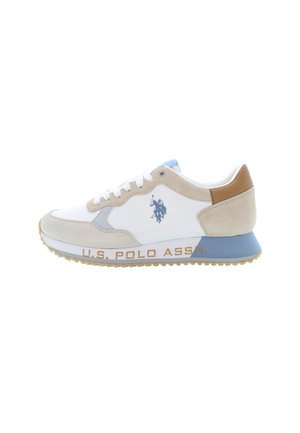 CLEEF - Sneakers laag - white beige light blue grey