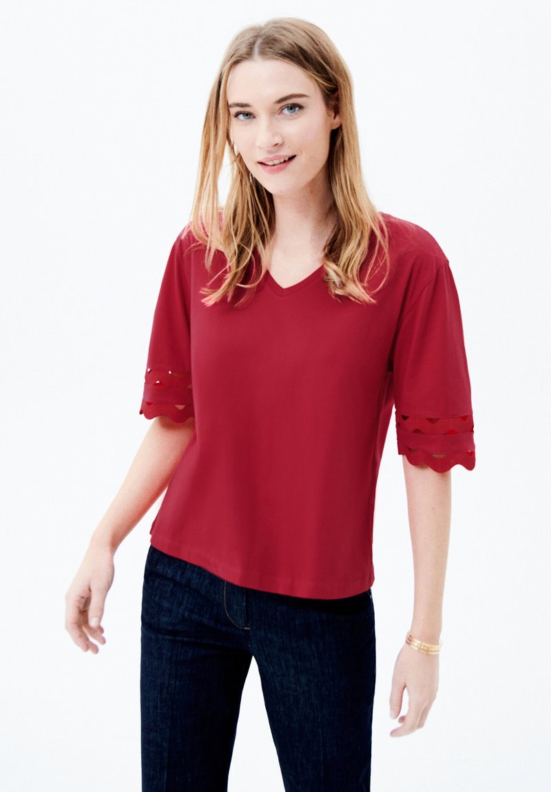 Caroll FRENCH BRAND FASHION ELEGANT - T-shirt con stampa - rose fushia