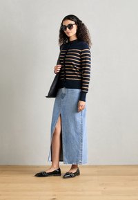 Lindex ANNA - Vesta na kopčanje - navy