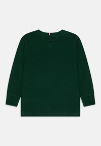Tommy Hilfiger LOGO PUFF PRINT - Long sleeved top - ornamental green