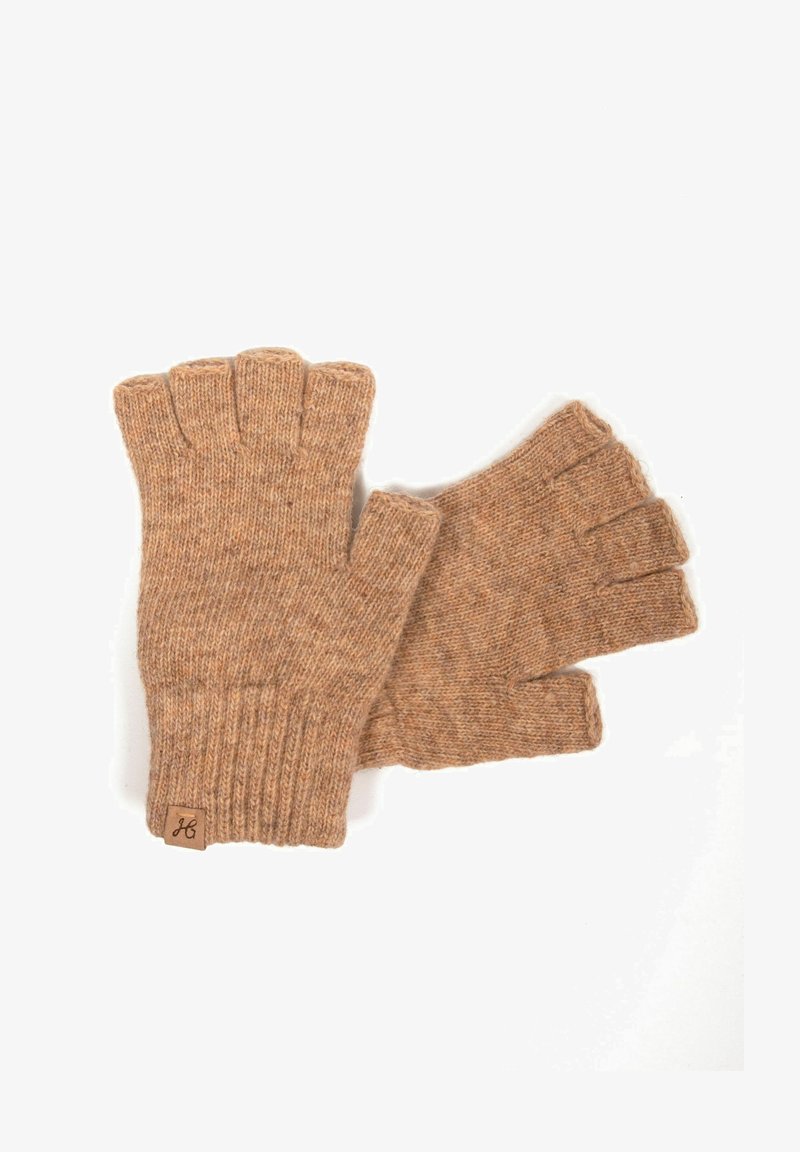 Hand Gewand by Weikert MARIE - HALBFINGER - Kurzfingerhandschuh - natur